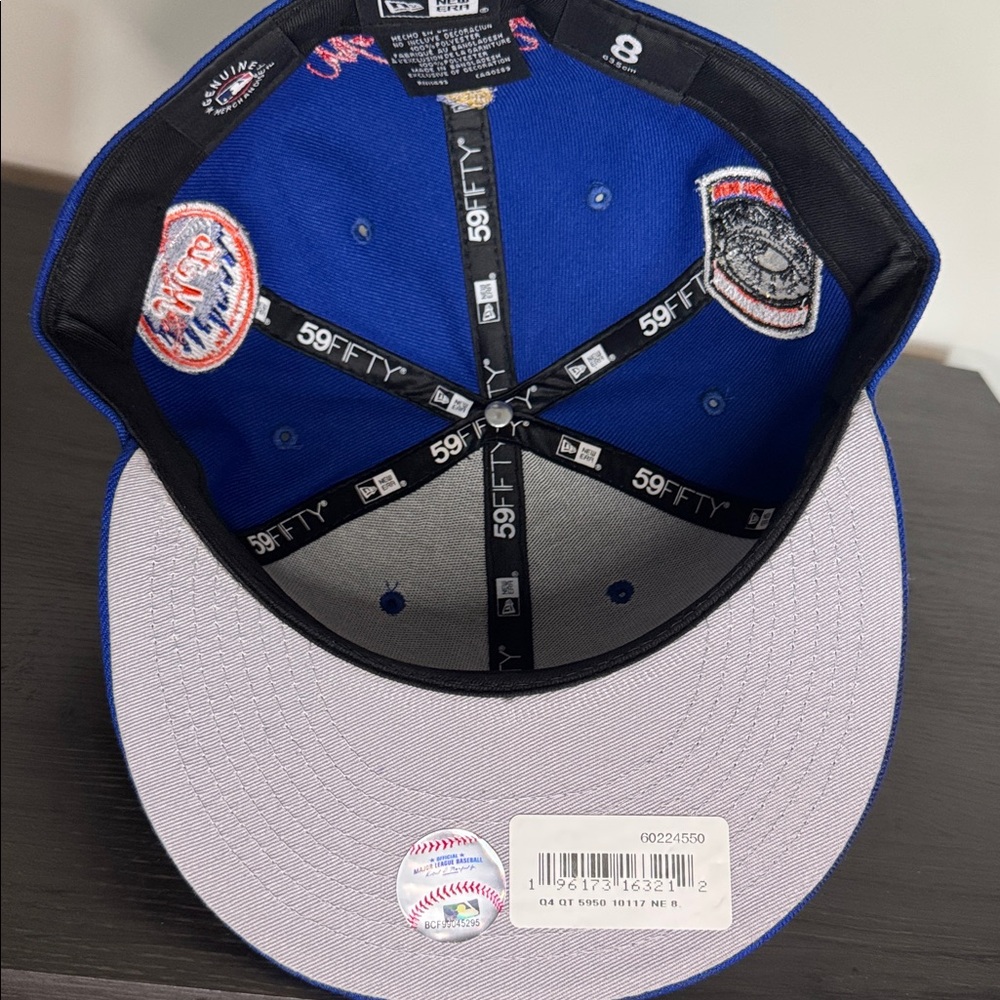 New Era New York Mets World Series 1986 Fitted Cap Mens size 8 - Picture 9 of 9